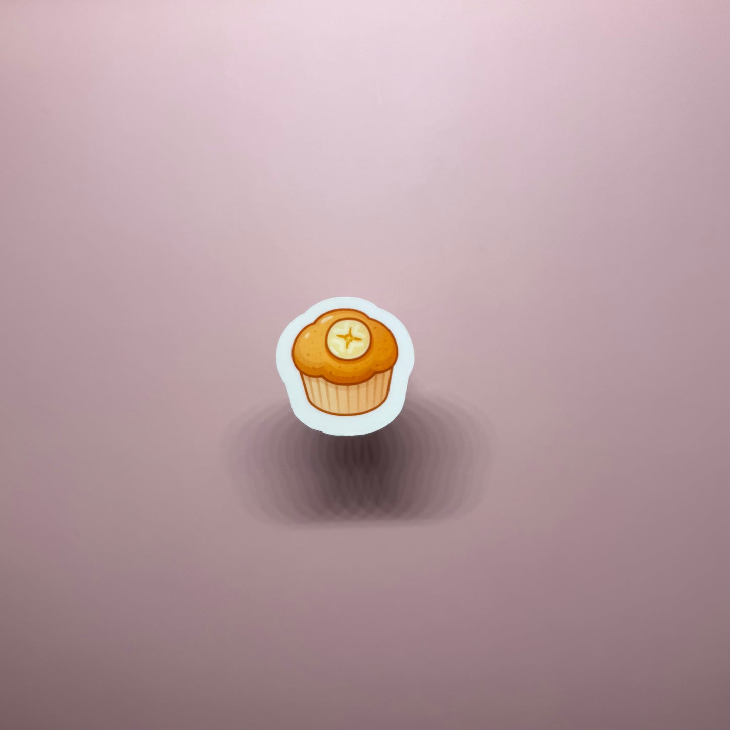 Kawaii Banana Muffin Sticker