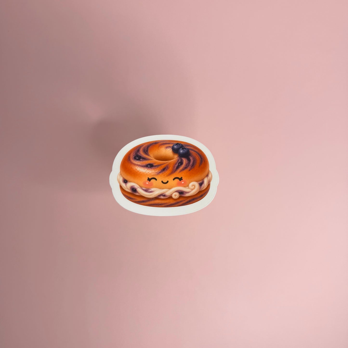 Blueberry Cream Cheese Bagel Sticker