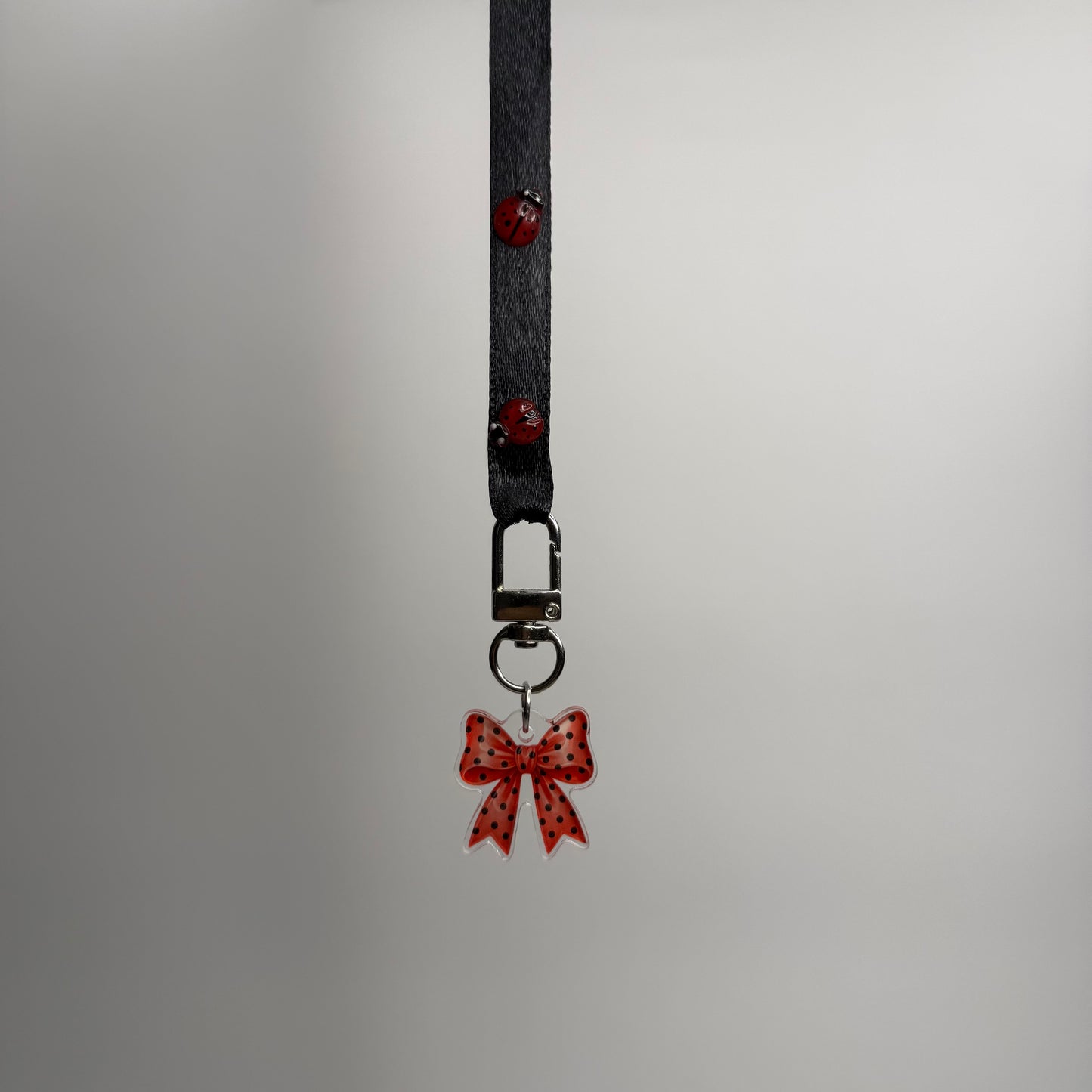Ladybug Bow Mini Fashion Charm