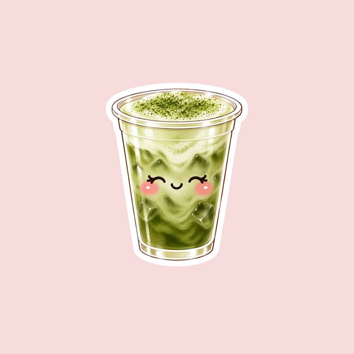 Iced Matcha Sticker