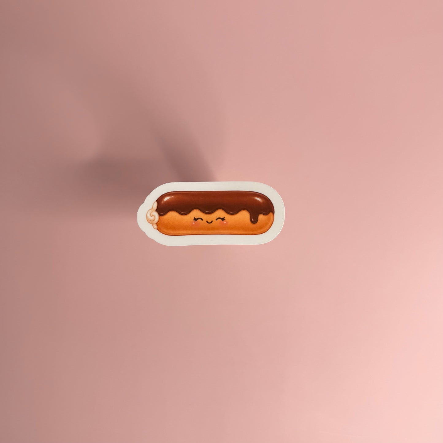 Chocolate Long John Donut Sticker