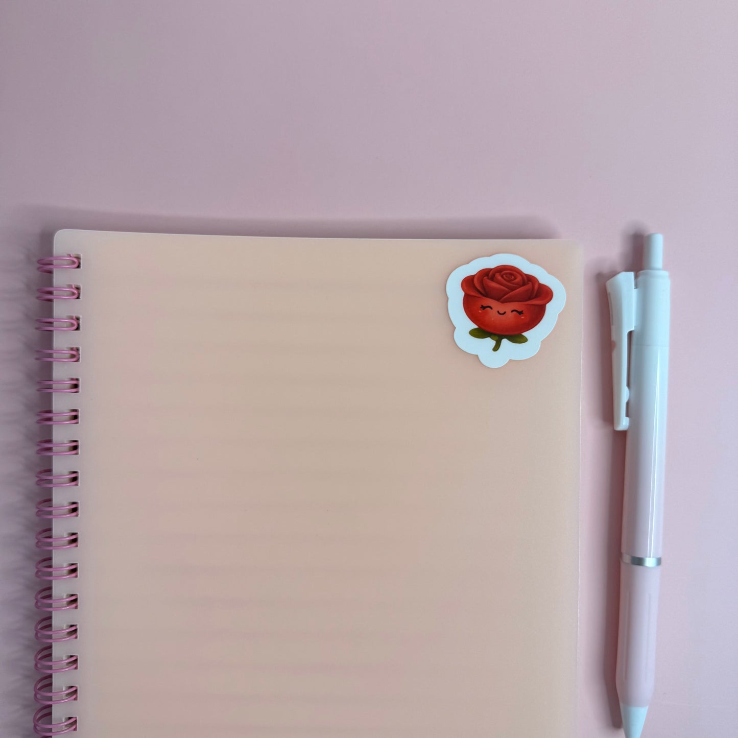 Red Rose Sticker