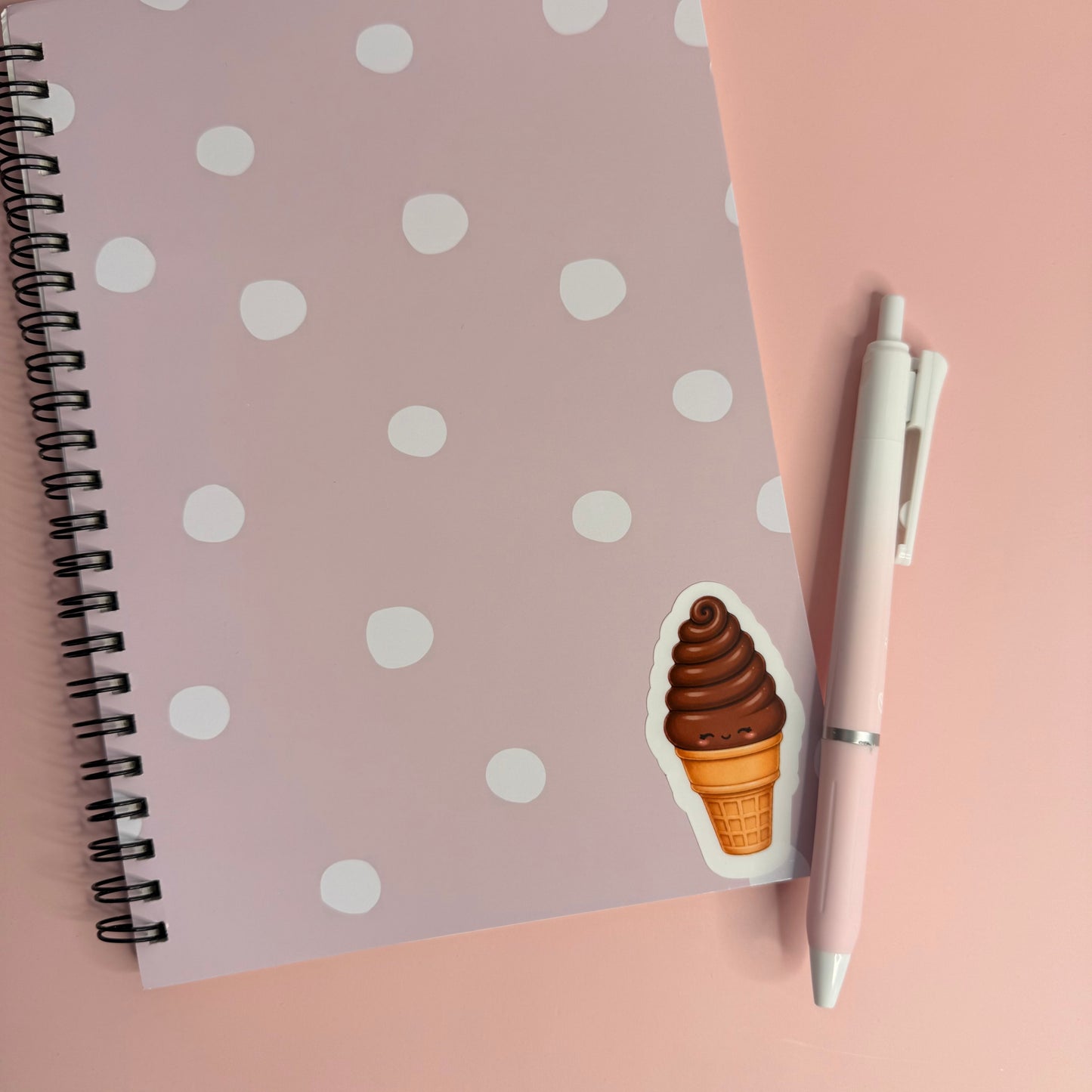Chocolate Soft Serve Sticker