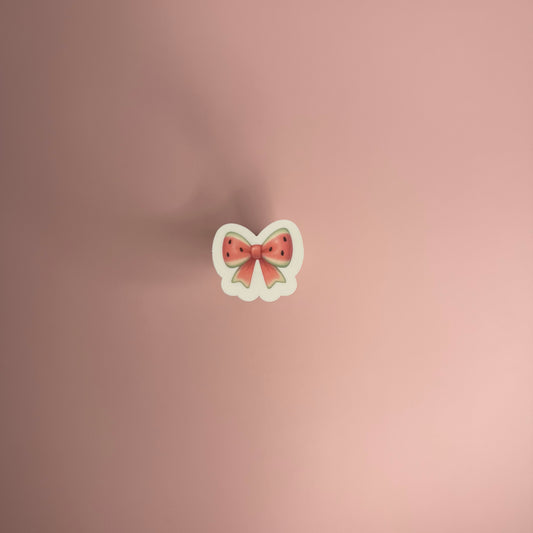 Watermelon Bow Sticker
