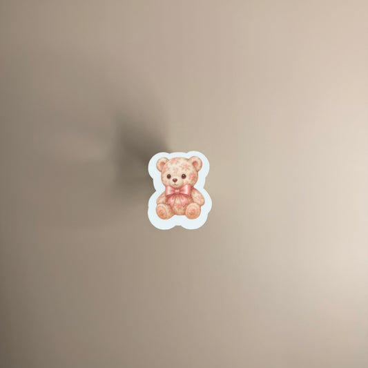 Rose Teddy Bear Sticker