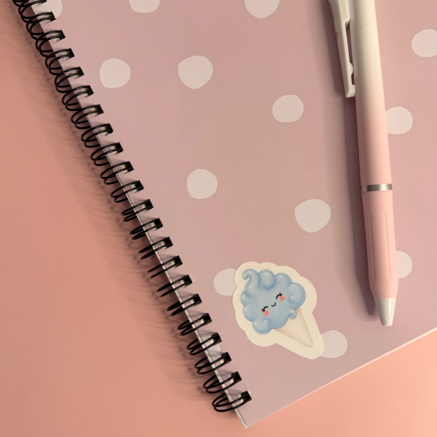 Blue Raspberry Cotton Candy Sticker