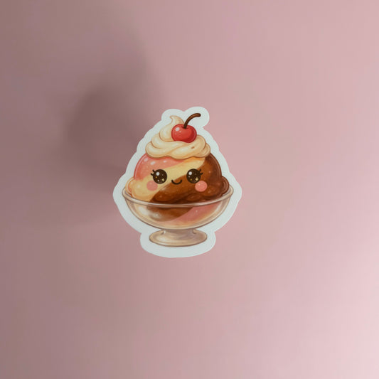 Neapolitan Ice Cream Mini Cutie™ Sticker