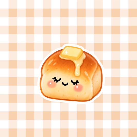 Buttered Dinner Roll Sticker