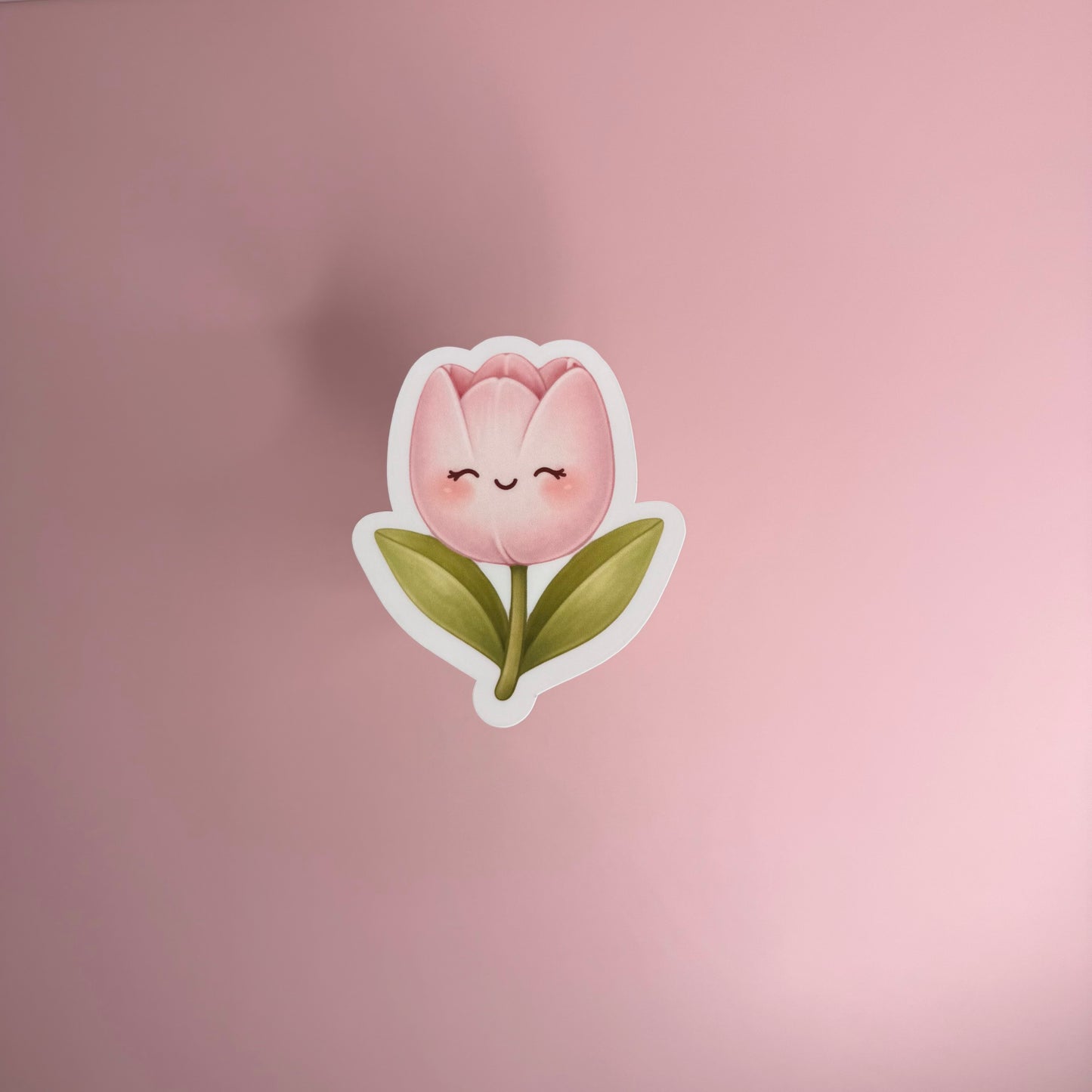 Pink Tulip Mini Cutie™ Sticker
