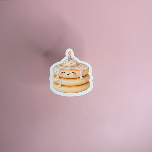 Birthday Pancake Stack Mini Cutie™ Sticker