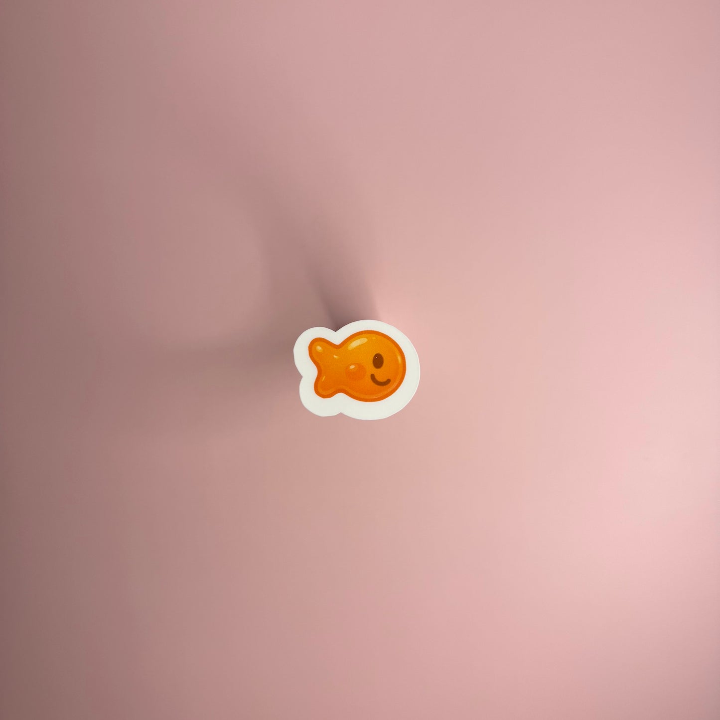 Smiley Fish Cracker Sticker