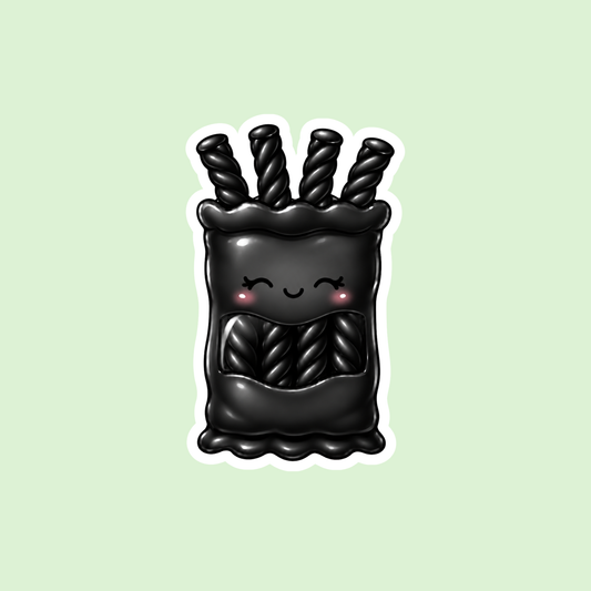 Black Licorice Sticker