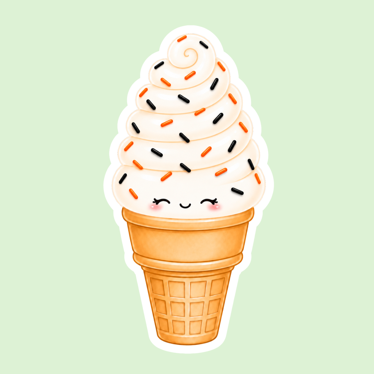 Halloween Soft Serve Sticker