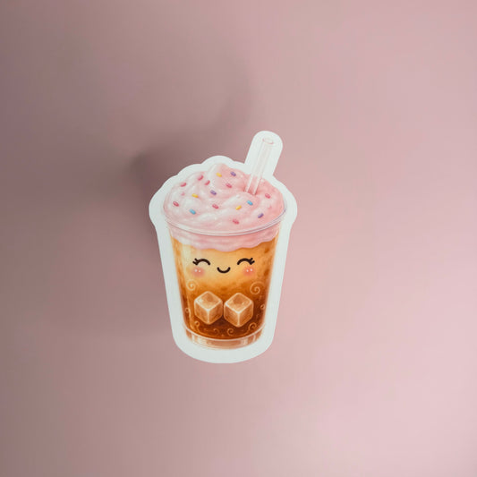 Birthday Latte Sticker