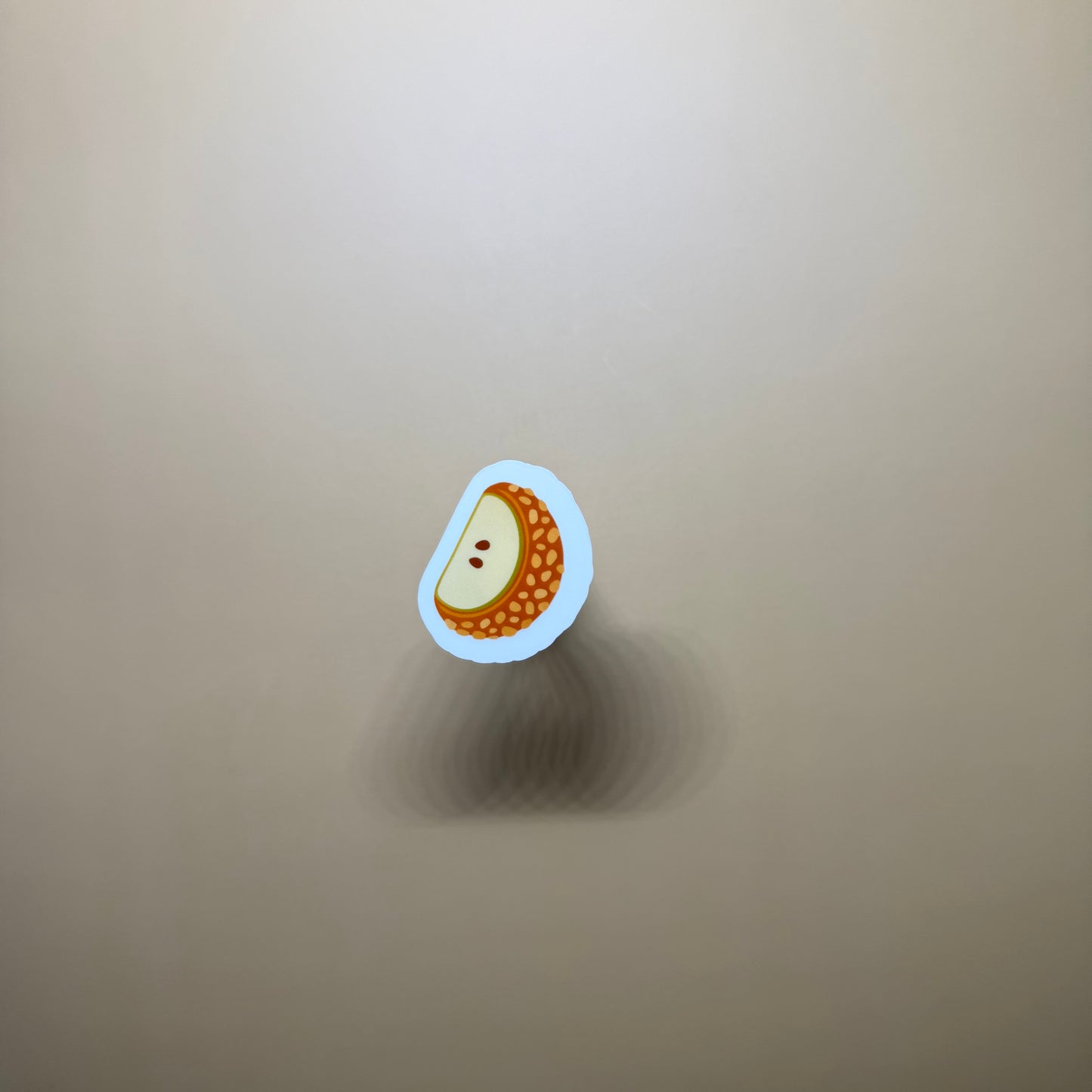 Caramel Apple Slice Sticker