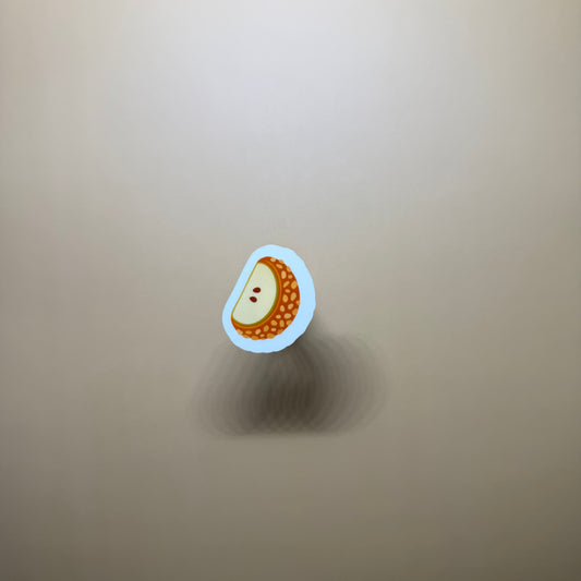 Caramel Apple Slice Sticker