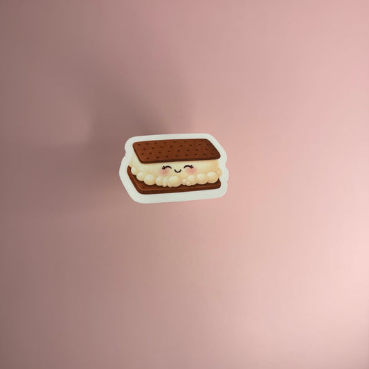 Vanilla Ice Cream Sandwich Mini Cutie™ Sticker