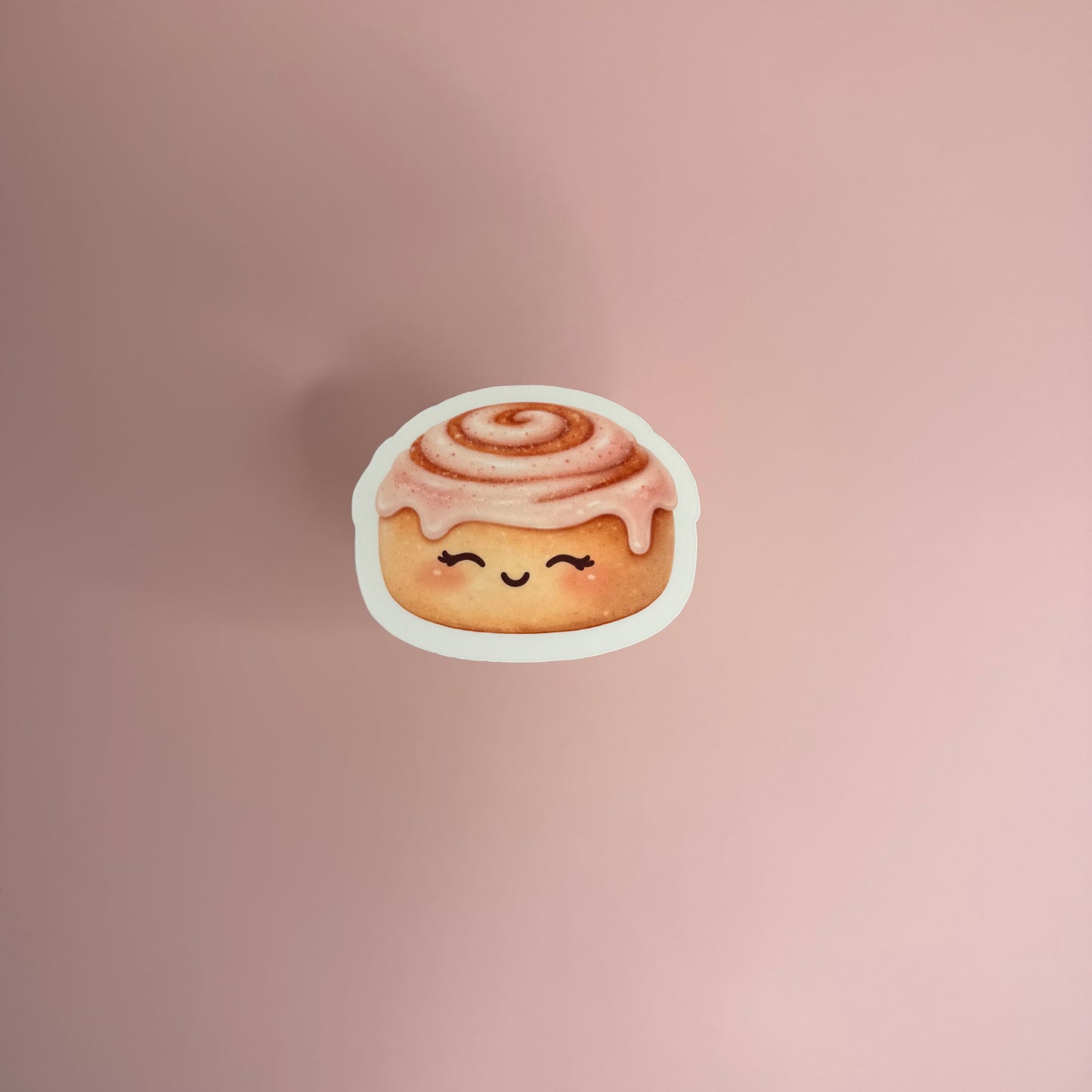 Strawberry Glaze Cinnamon Roll Sticker