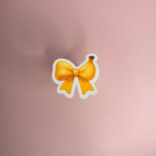 Banana Bow Sticker