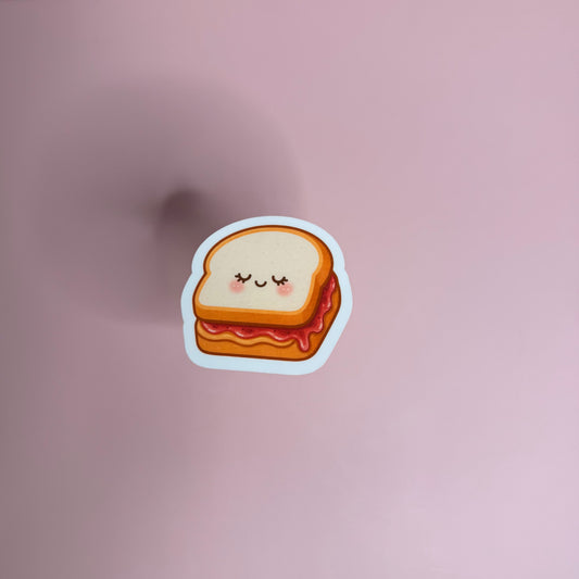 Strawberry PB&J Sandwich Sticker