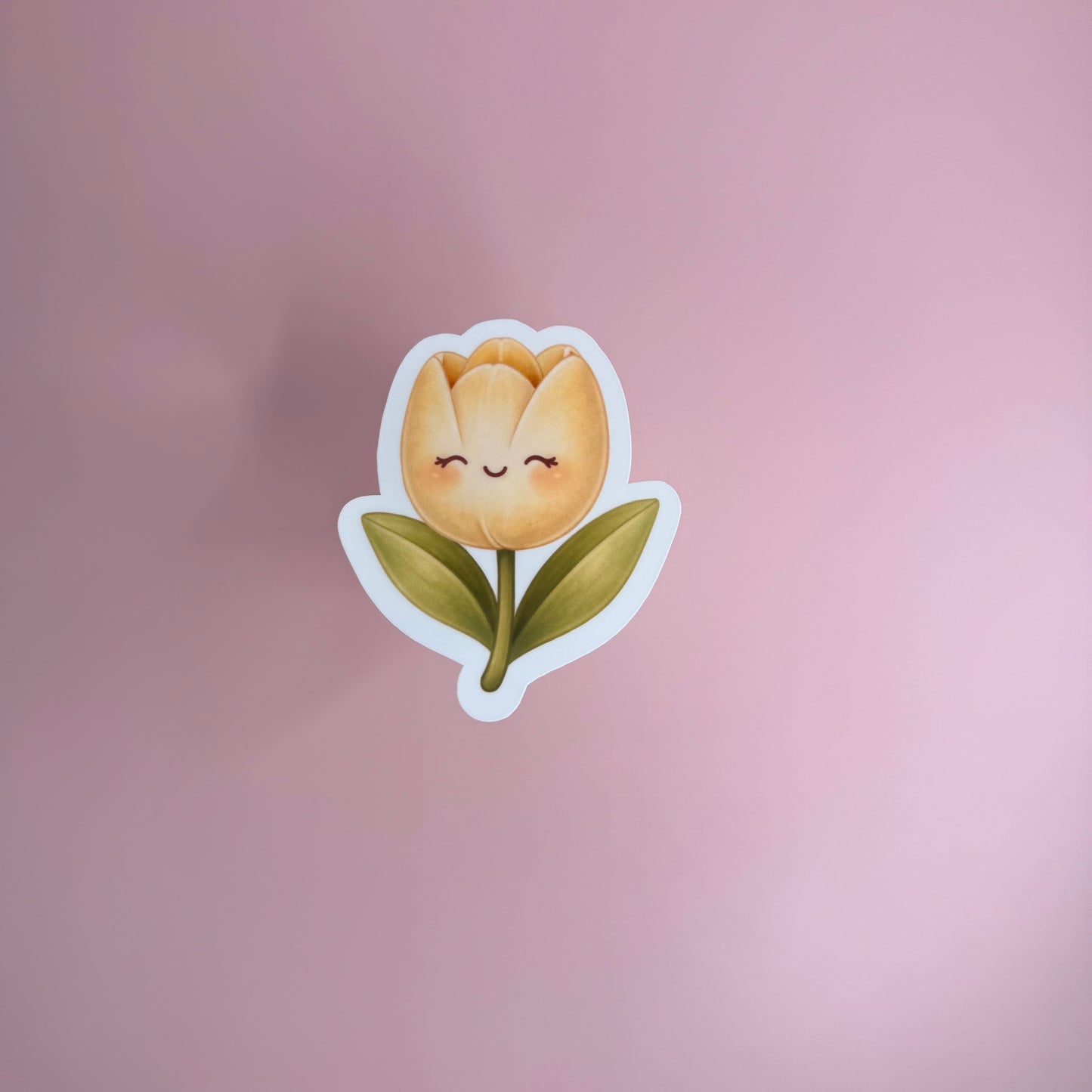Yellow Tulip Mini Cutie™ Sticker