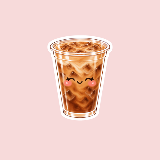 Iced Coffee Sticker