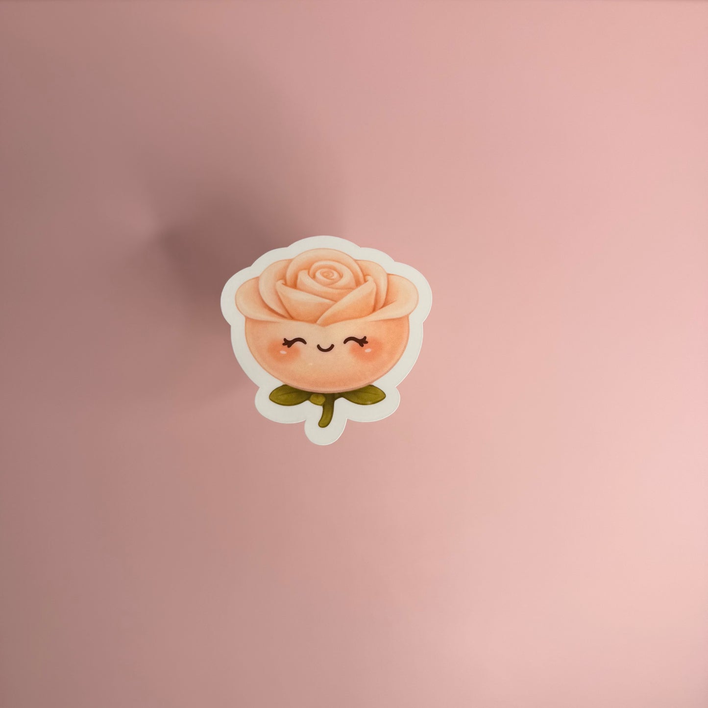 Peach Rose Mini Cutie™ Sticker