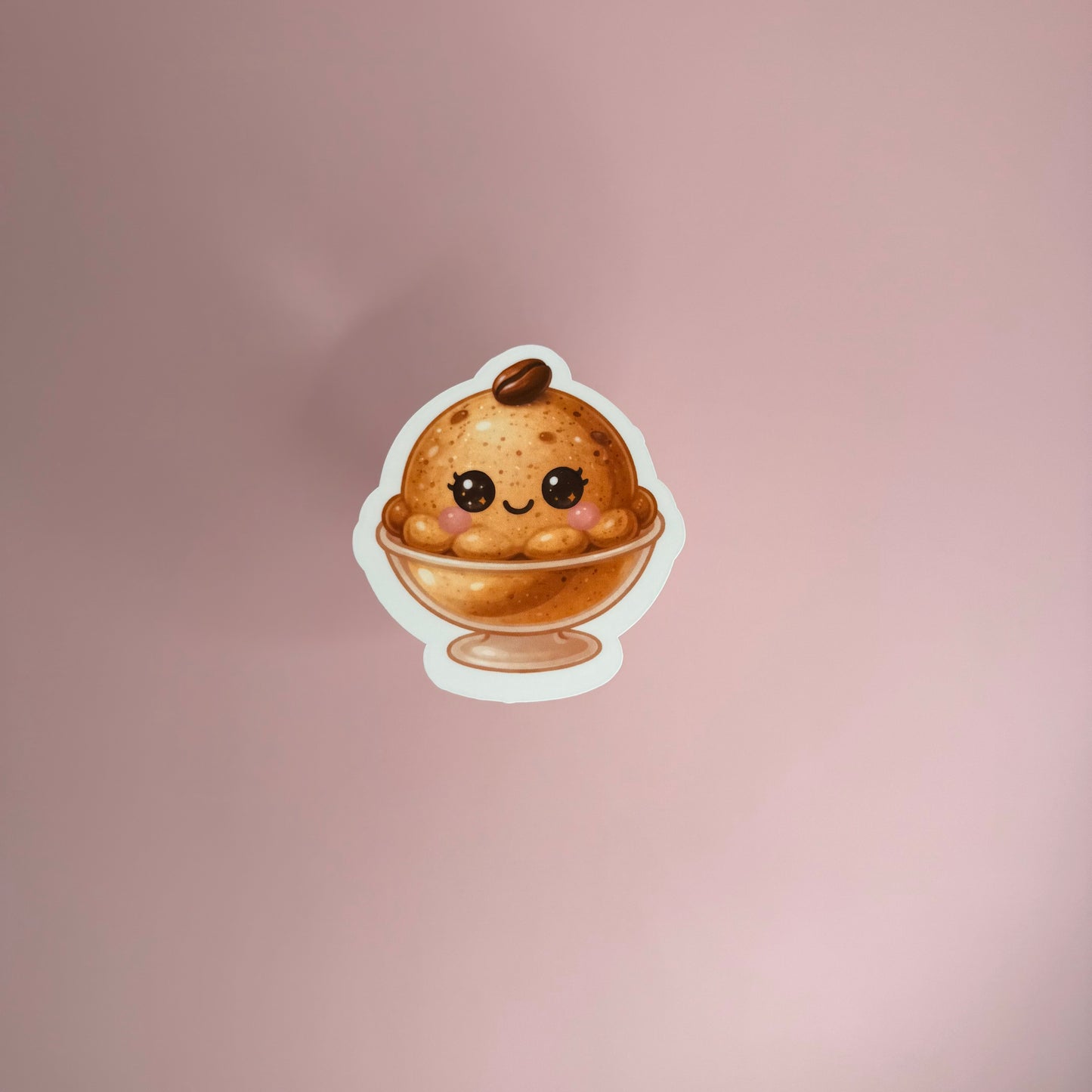 Coffee Ice Cream Scoop Mini Cutie™ Sticker