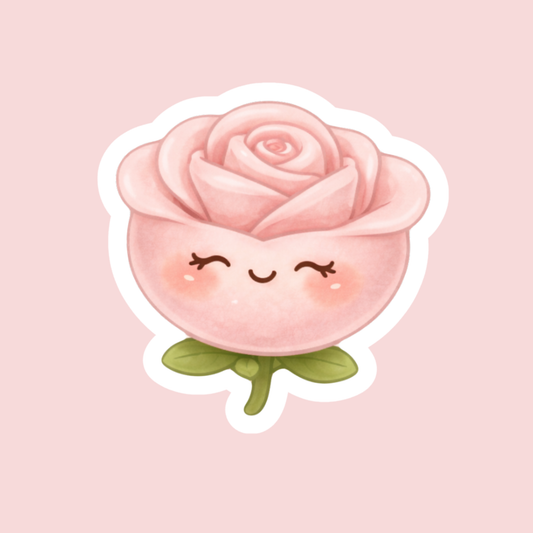 Pink Rose Sticker