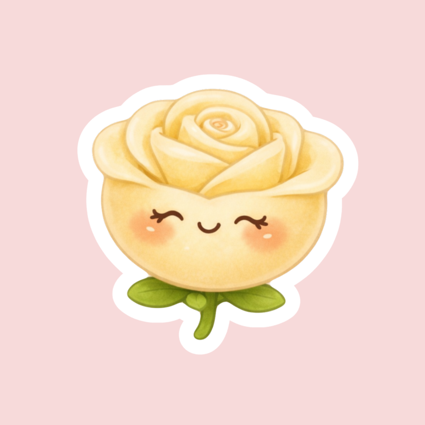 Yellow Rose Sticker