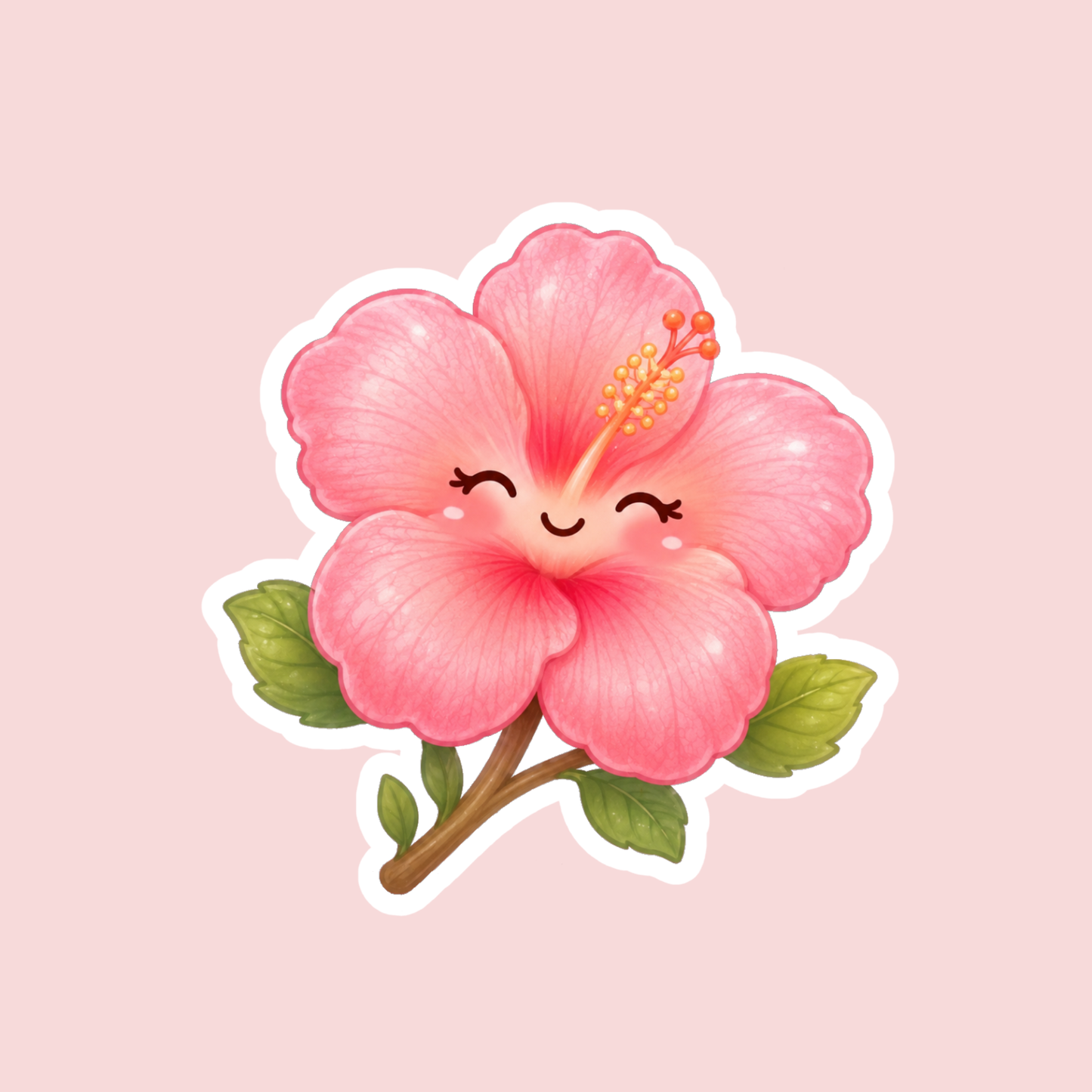 Hibiscus Sticker