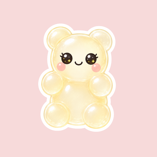 Pineapple Gummy Bear Sticker