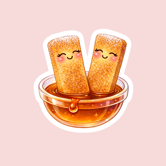 French Toast Bestie Duo Sticker